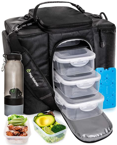 men's lunch box with containers